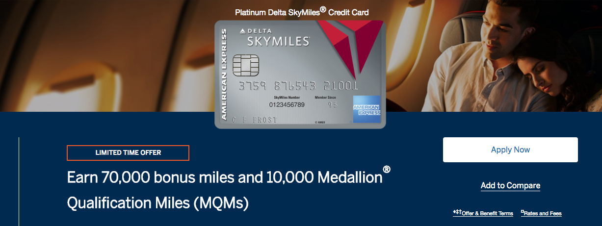 American Express Platinum Delta SkyMiles 70K Offer - Moore With Miles