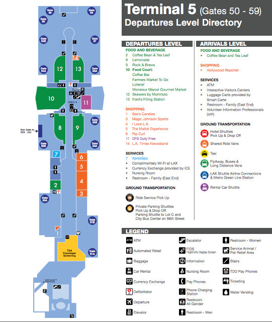 Travel Tip: Use Terminal 5 To Clear Security At LAX For American ...