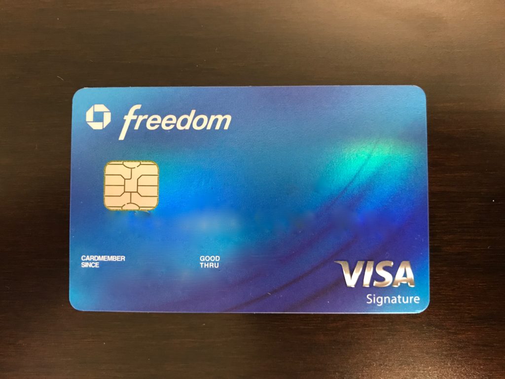 My Chase Freedom Card Finally Arrived Moore With Miles